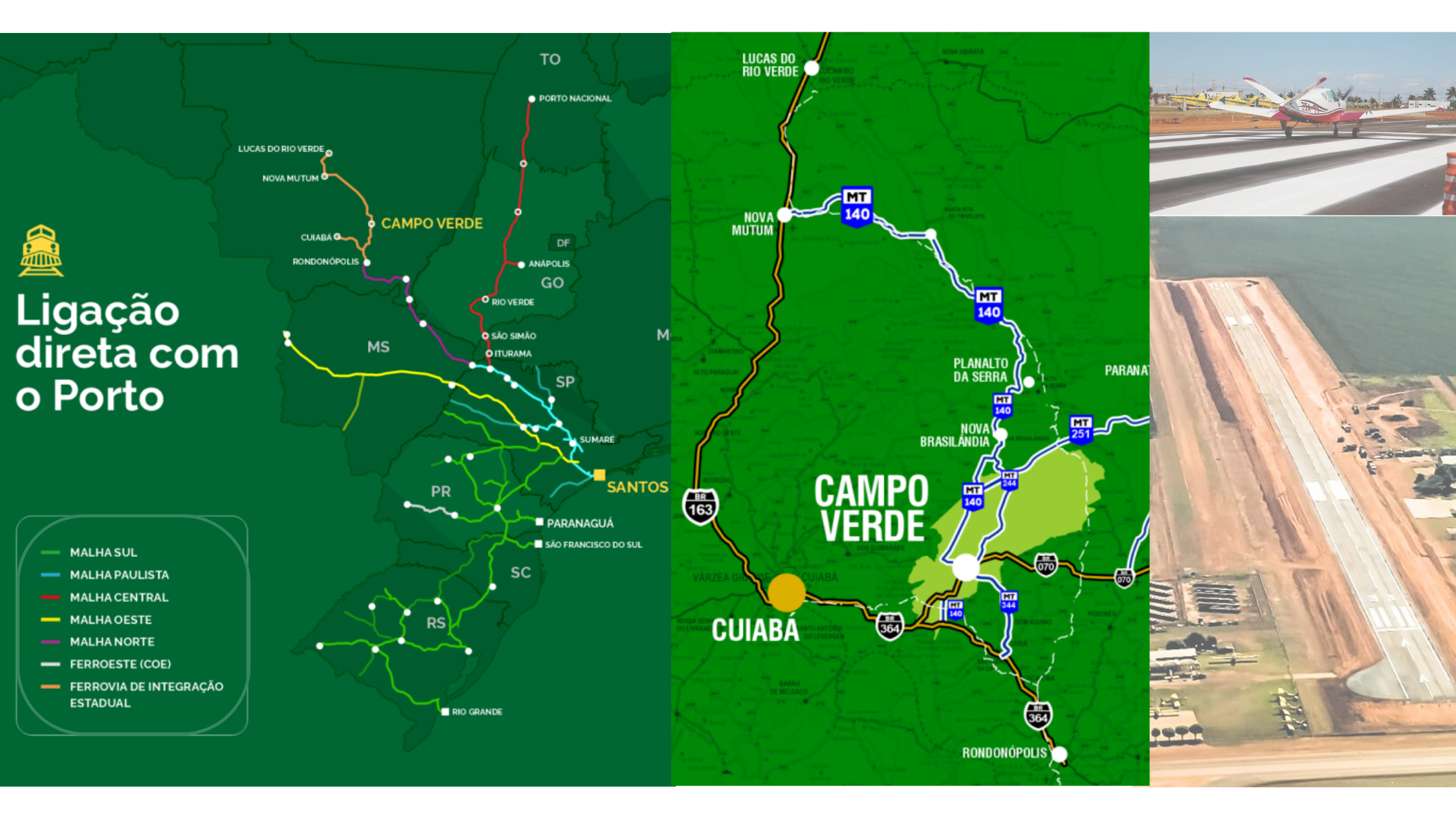 Mapa logístico e integração de modais